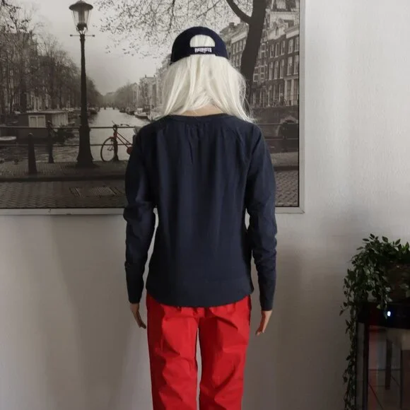 '47 FORWARD NFL Seattle Seahawks Sweater Tee TOP SP S blue - Picture 3 of 9